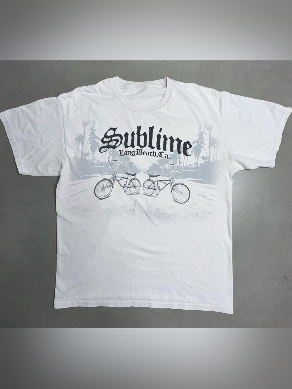 Vintage Sublime Longbeach CA Lowrider Bicycles T-Shirt - Lrg